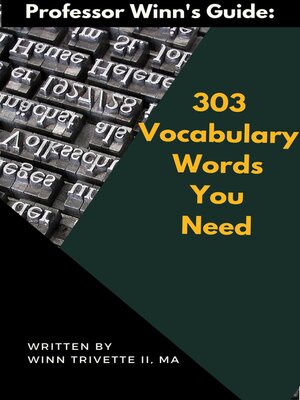 cover image of 303 Vocabulary Words You Need